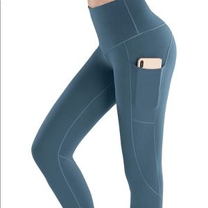 Two pairs of high waist yoga pants